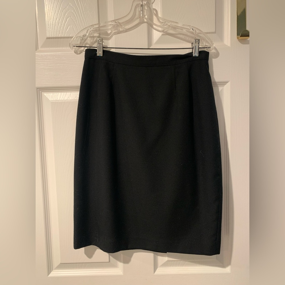 A line pencil skirt Business Casual Black 10P